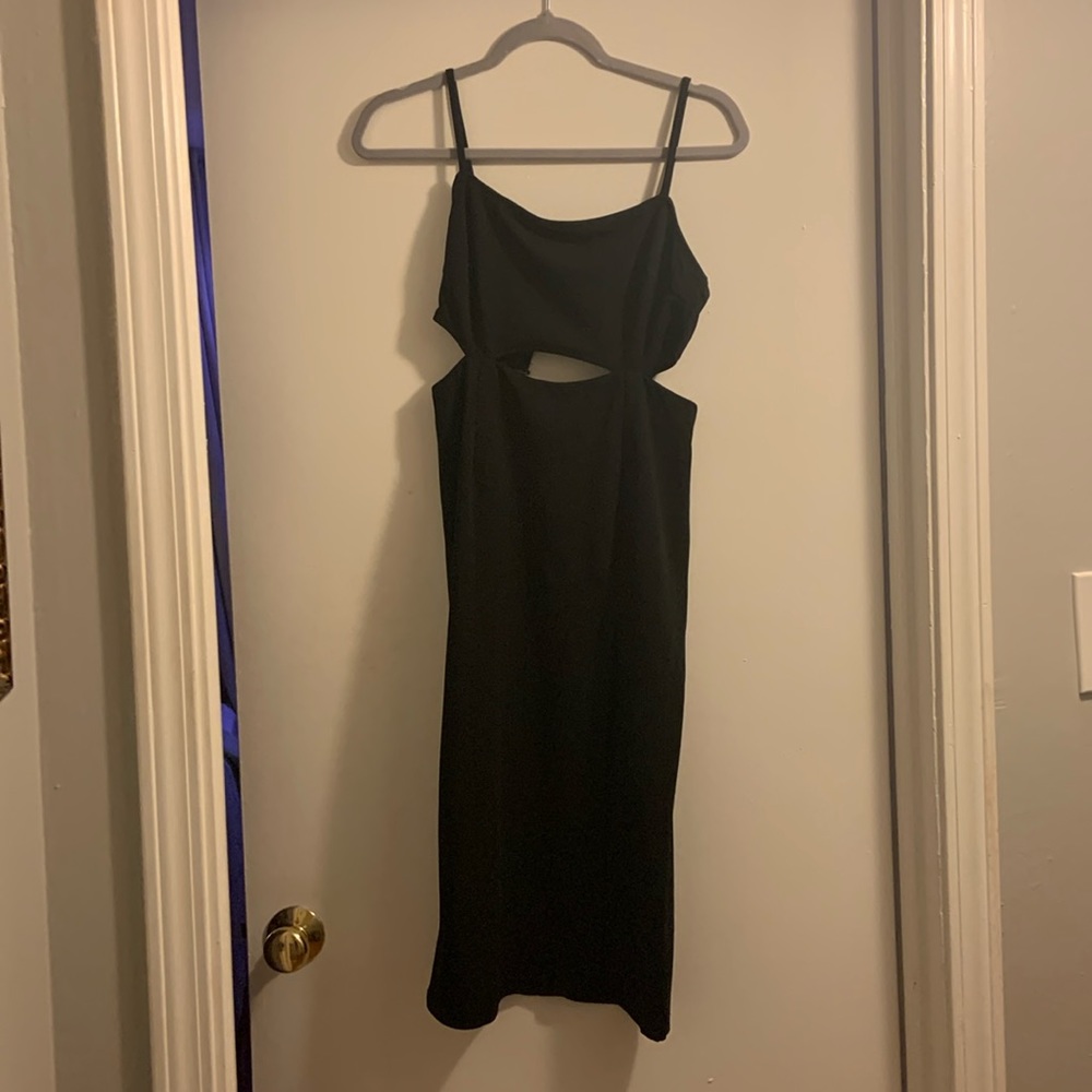 Amazon little black dress with cutouts